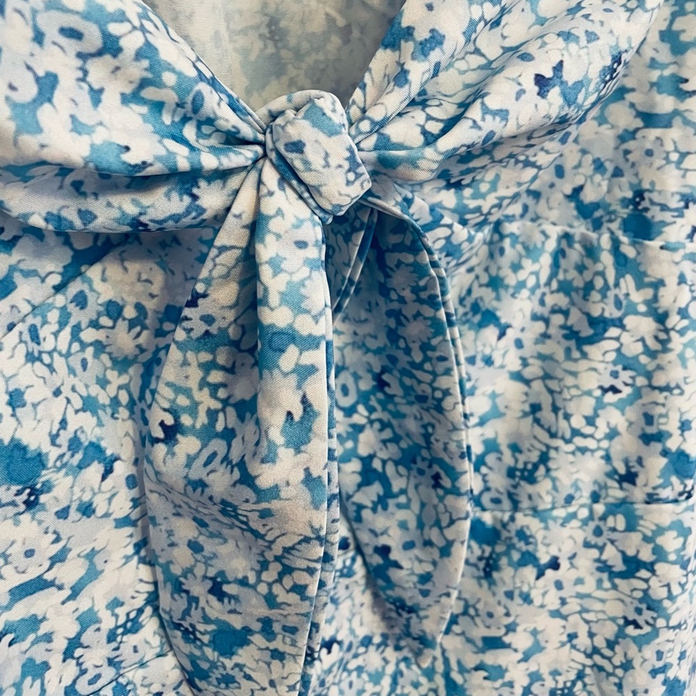 Puff sleeve floral dress
